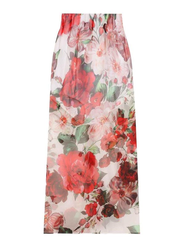 Dolce & Gabbana Jupe Midi - Blanc