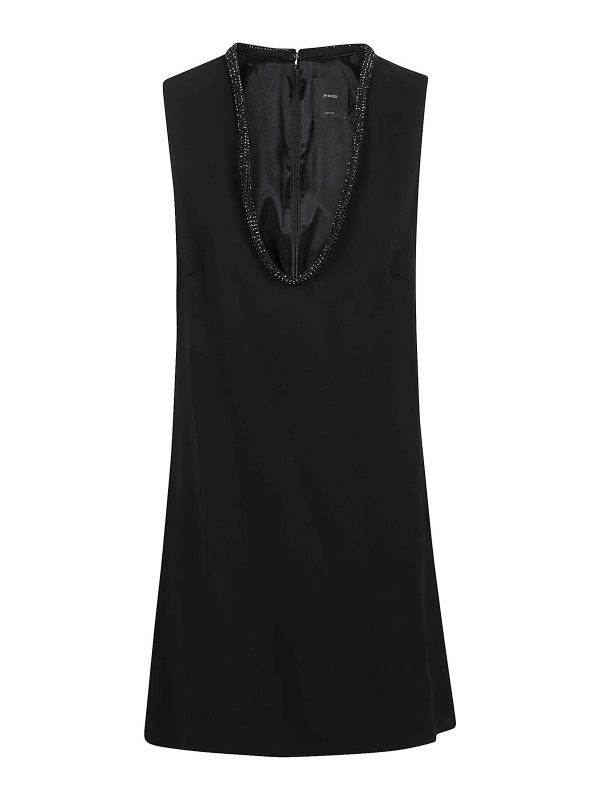 Pinko Robe Courte - Noir