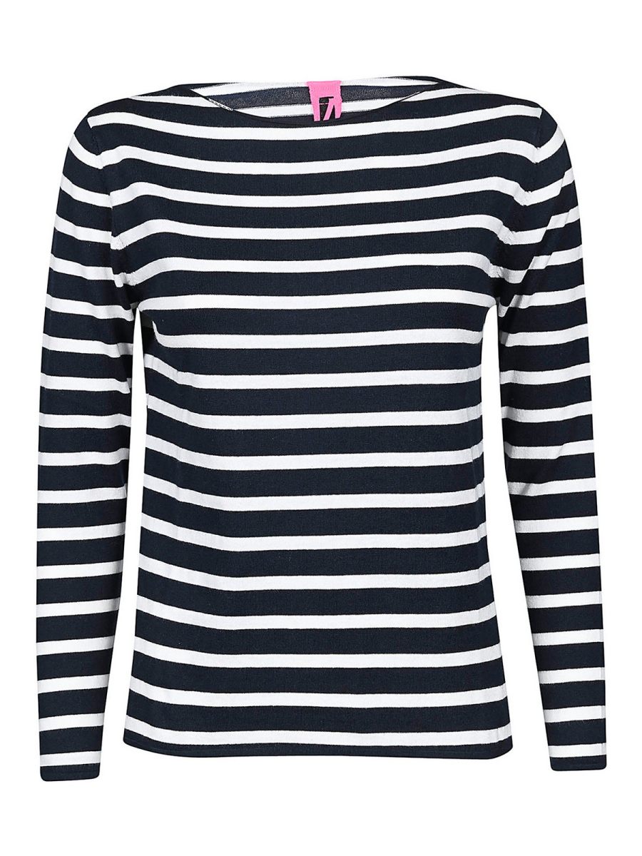 Alessandro Aste Pull Col Rond - Bleu