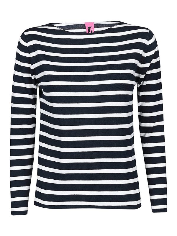 Alessandro Aste Pull Col Rond - Bleu