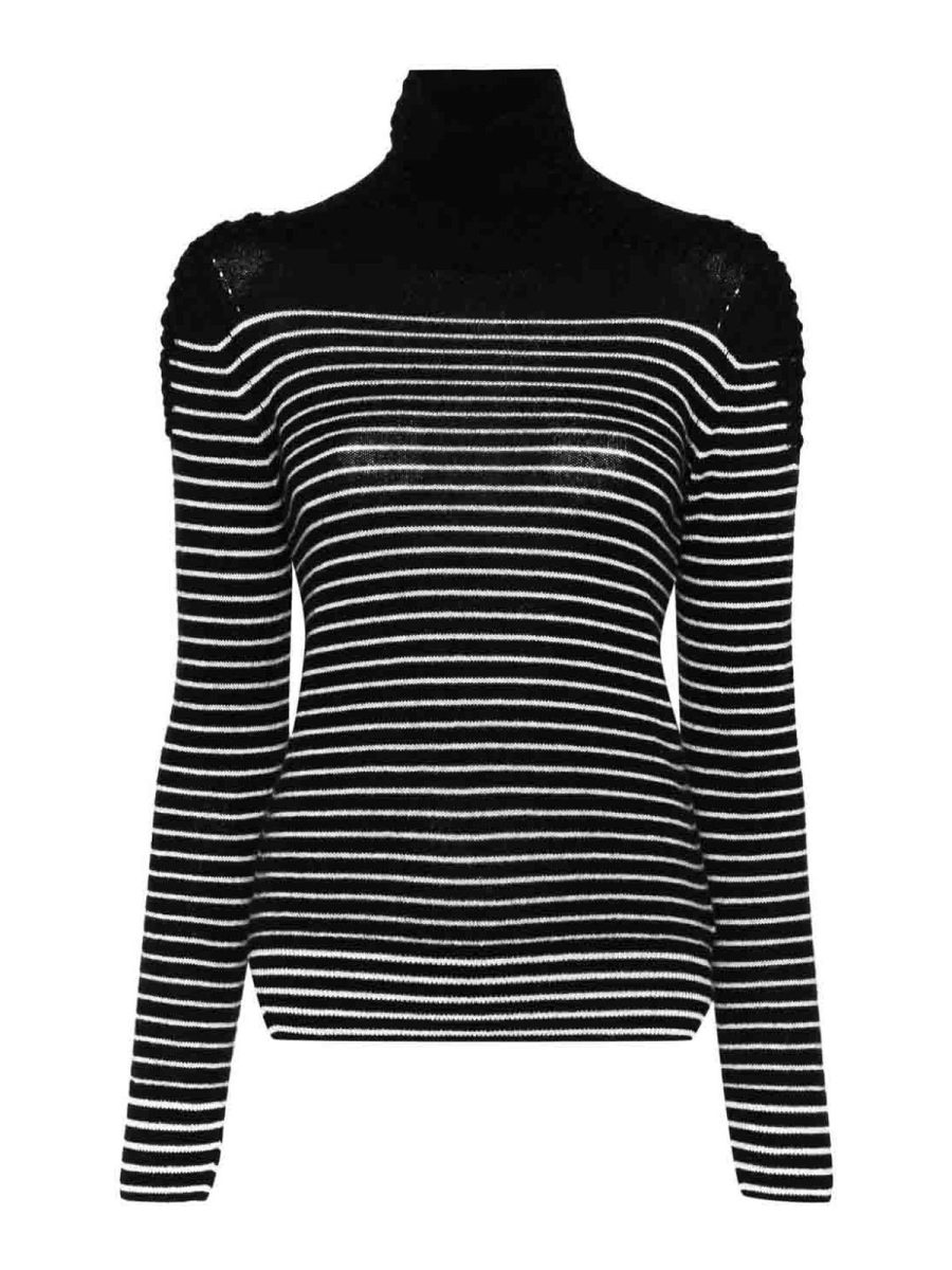 Ermanno Scervino Pull Col Rond - Blanc