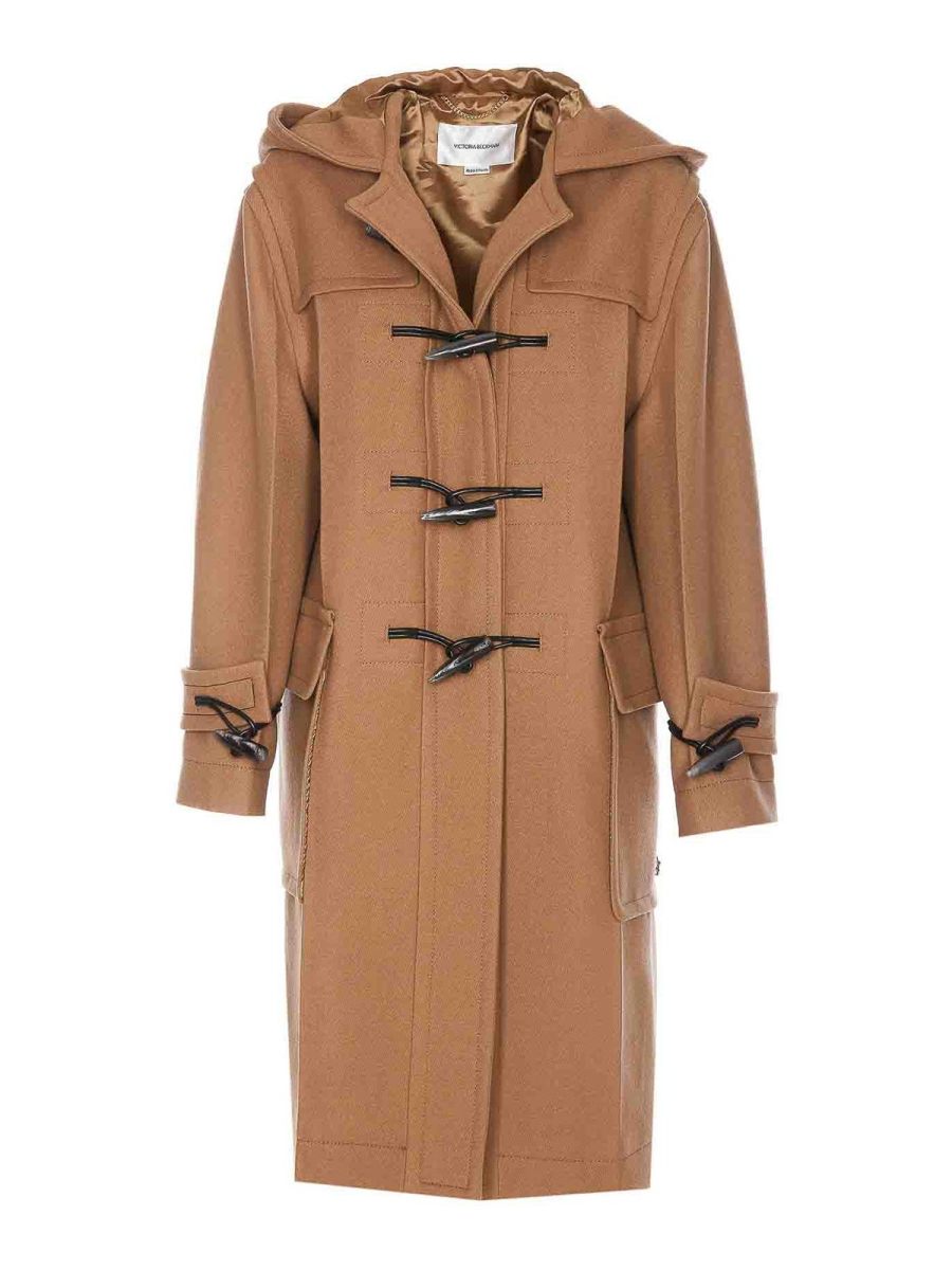 Victoria Beckham Manteau Court - Beige