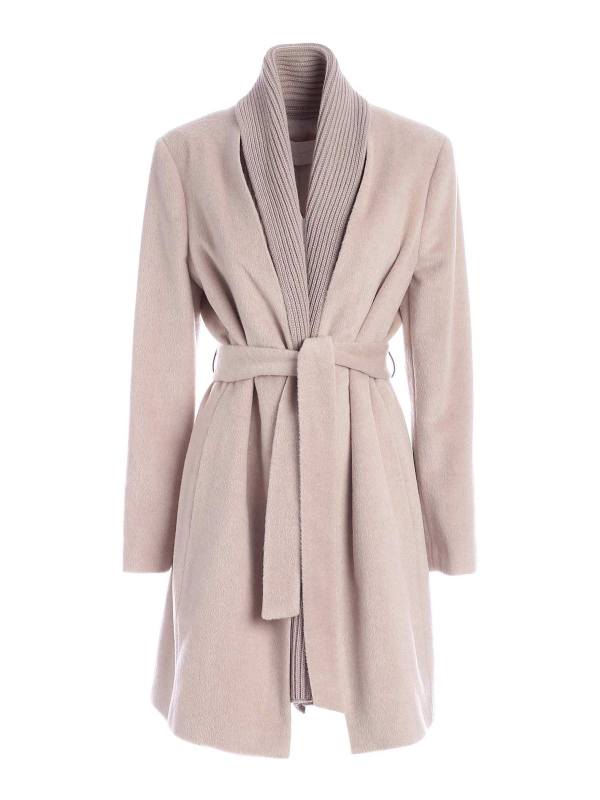 Fabiana Filippi Manteau Au Genou - Beige