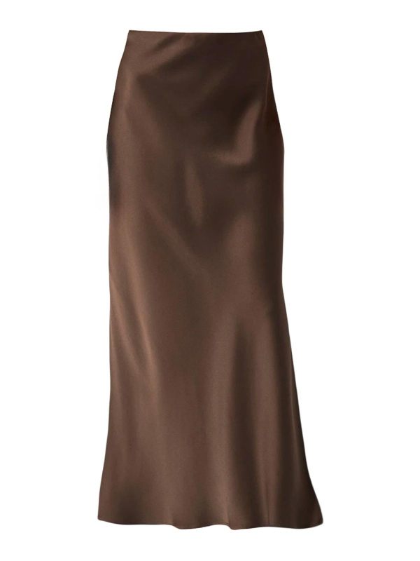 Brunello Cucinelli Jupe Midi - Marron