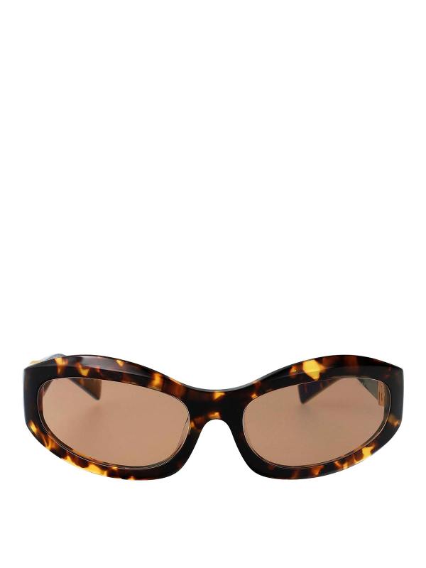 Miu Miu Lunettes De Soleil - Marron