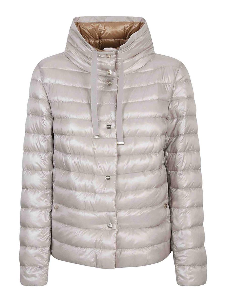 Herno Manteau Au Genou - Gris