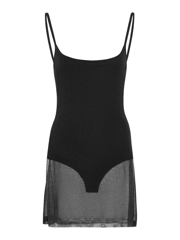Jacquemus Robe Au Genou - Noir