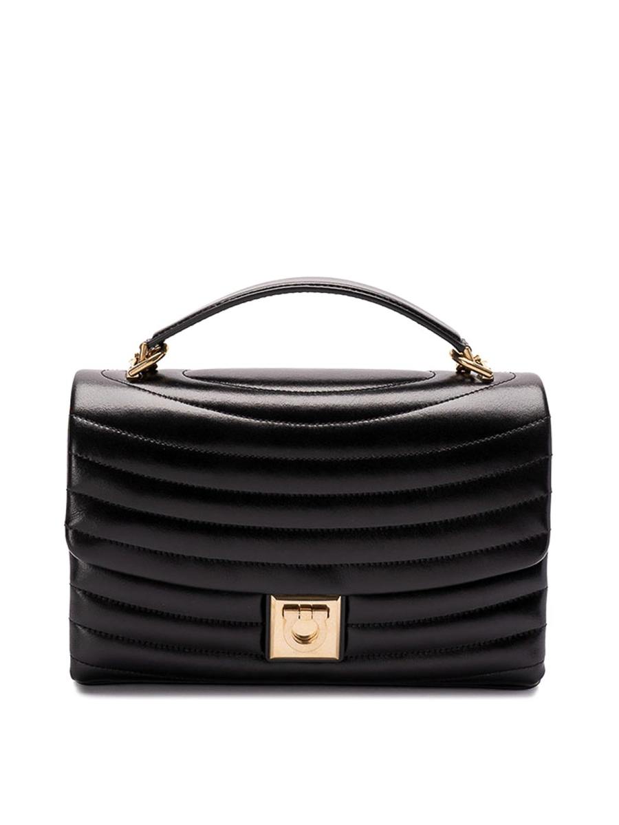 Ferragamo Sac Porté Épaule - Noir