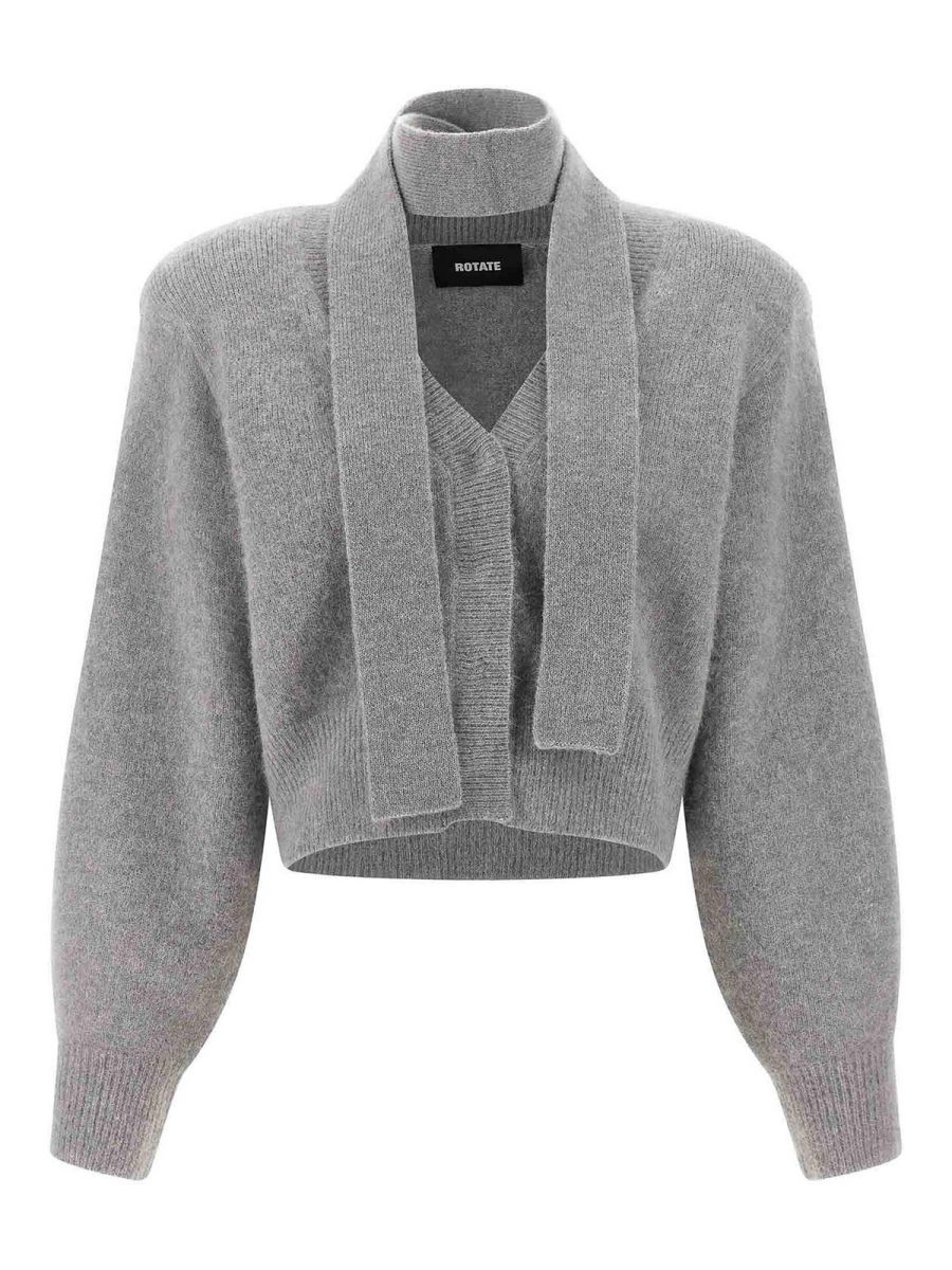 Rotate Birger Christensen Cardigan - Gris