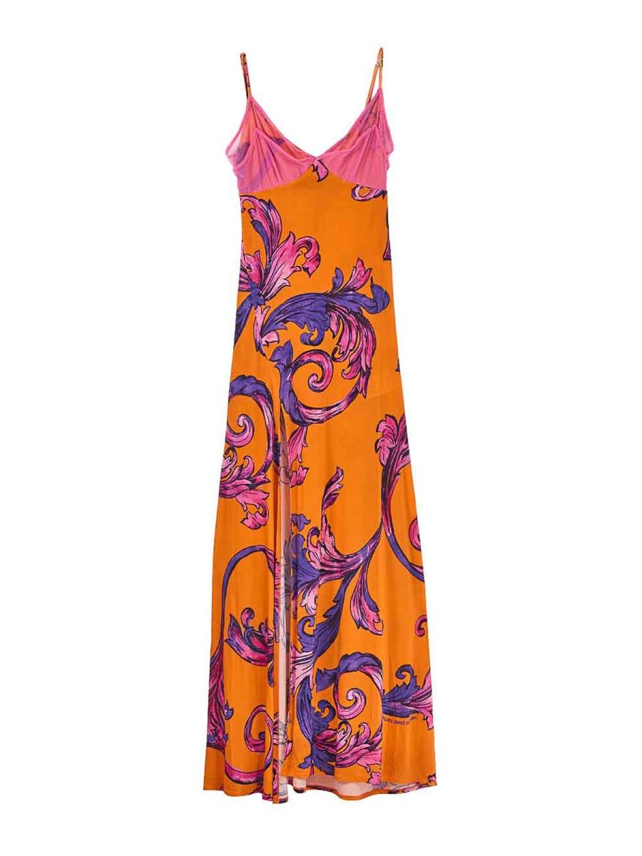 Versace Jeans Robe De Soirée - Multicolore