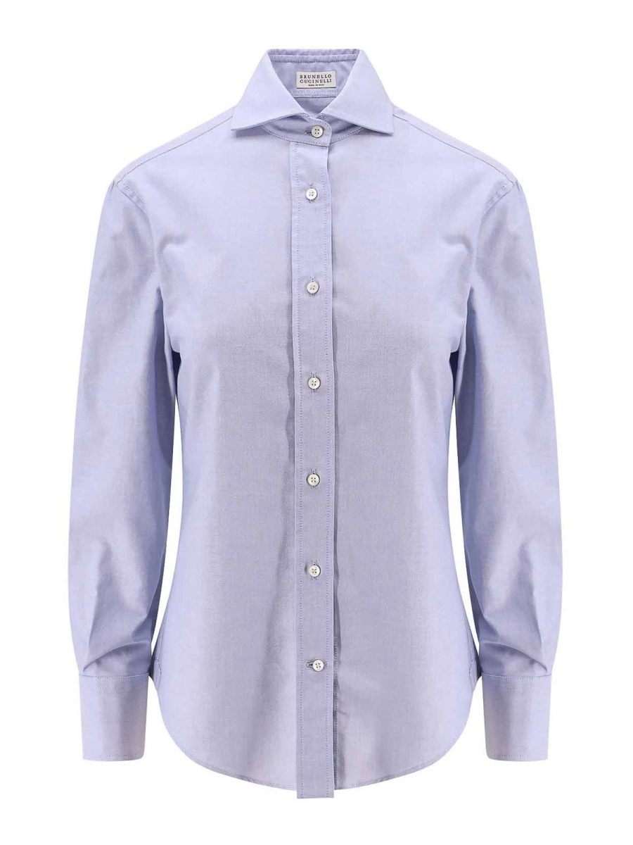 Brunello Cucinelli Chemise - Bleu