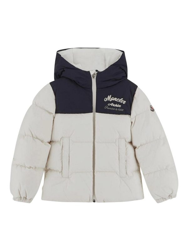 Moncler Jr Blouson Rembourré - Blanc