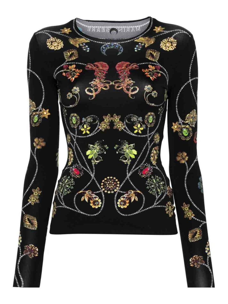 Marine Serre Top - Noir