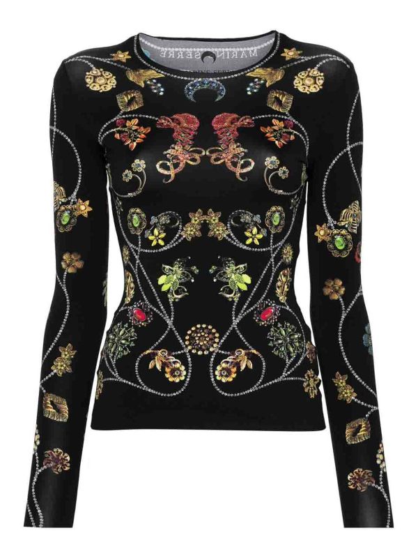 Marine Serre Top - Noir