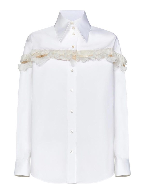 Alexander Mcqueen Chemise - Blanc
