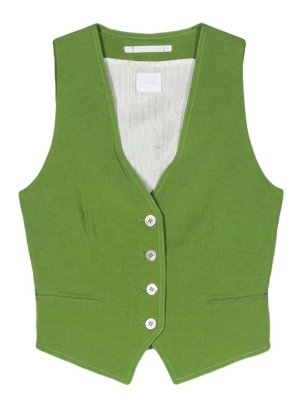 Merci Manteau Court - Vert