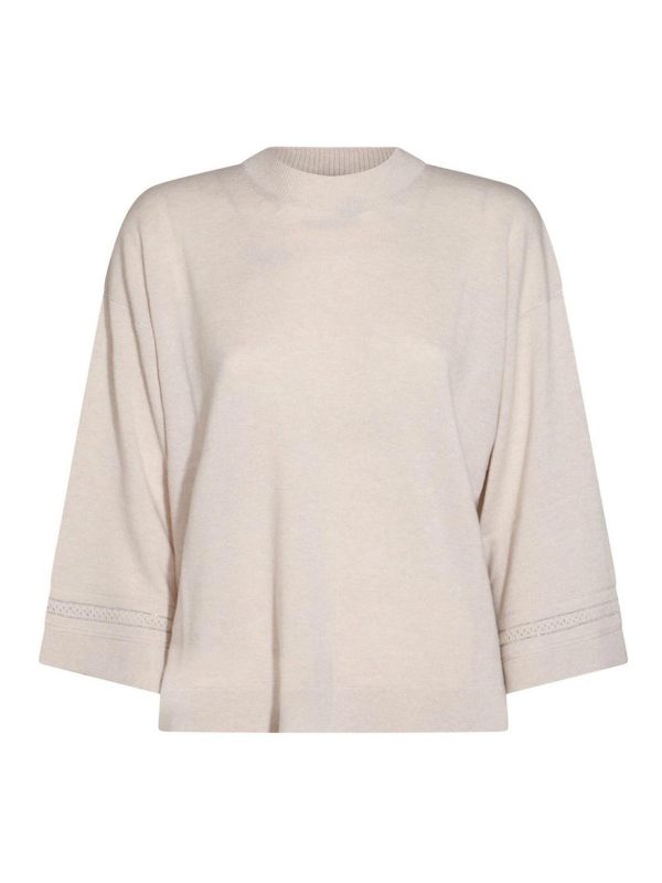 Fabiana Filippi Pull Col Rond - Gris