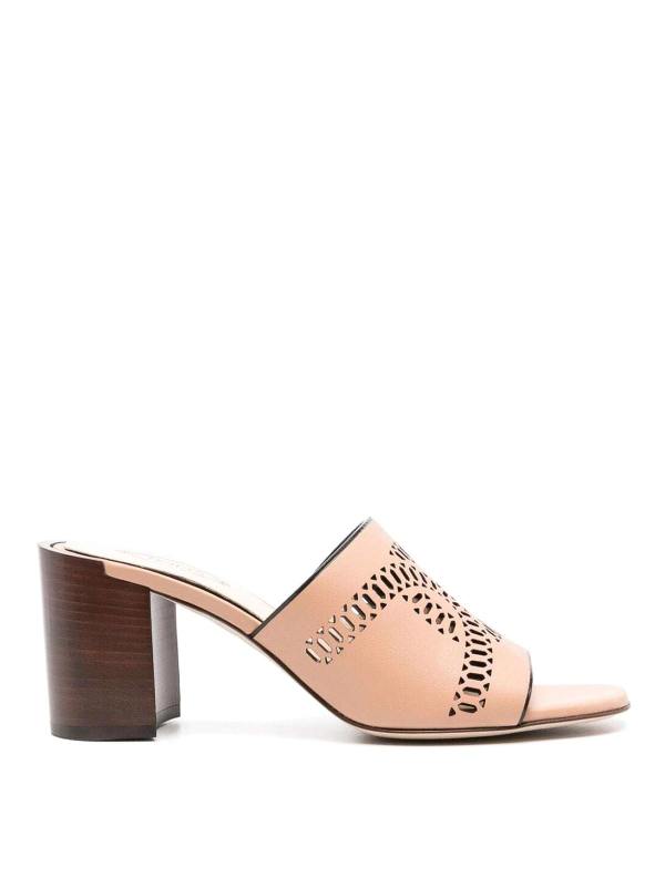 Tod's Mules - Rose Clair