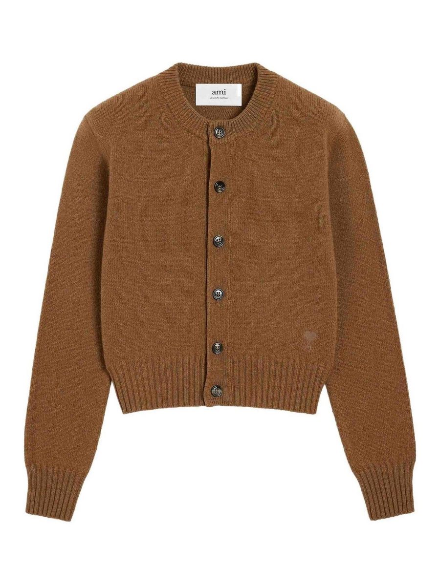 Ami Paris Cardigan - Beige