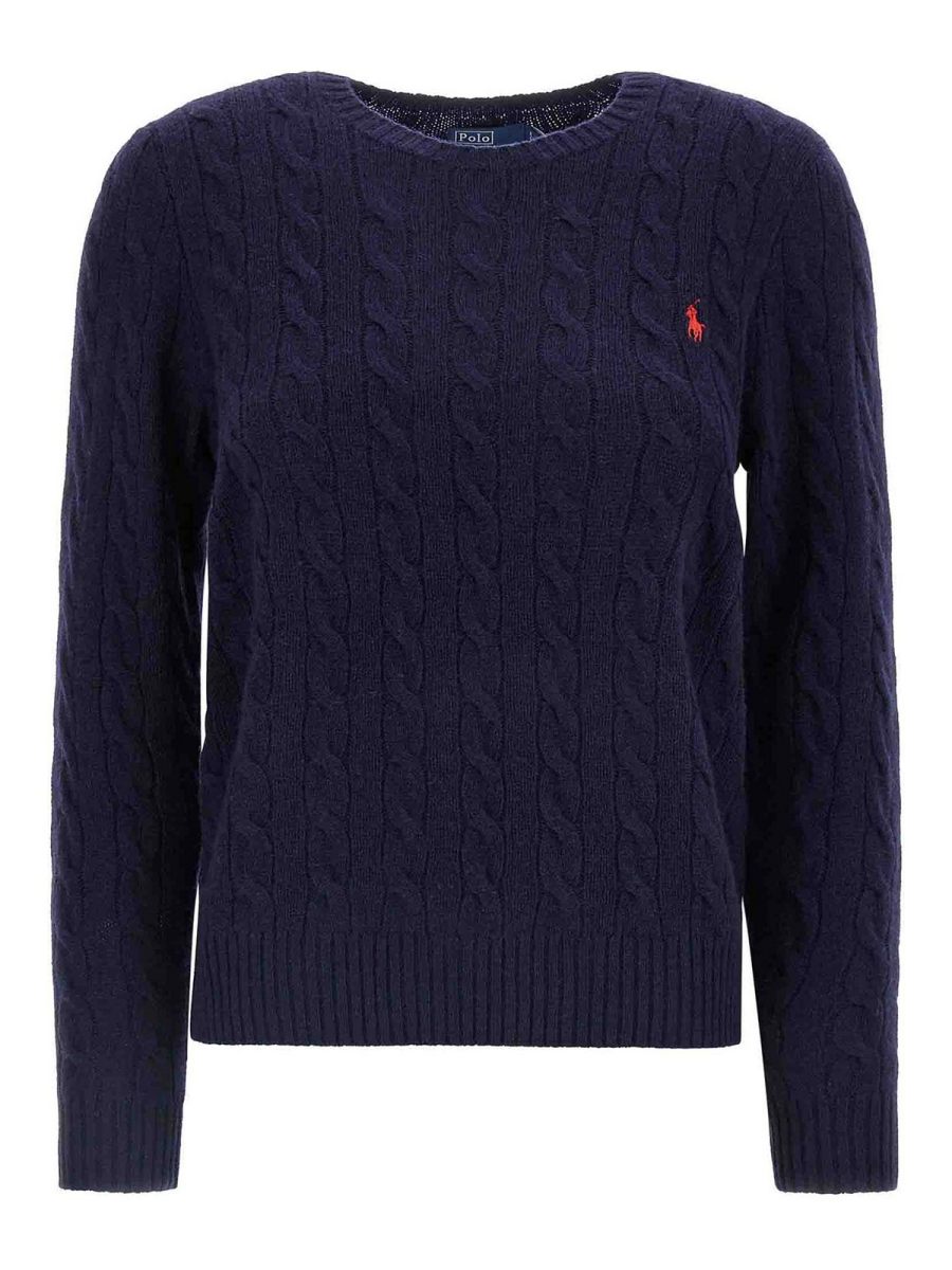 Polo Ralph Lauren Pull Col Rond - Bleu