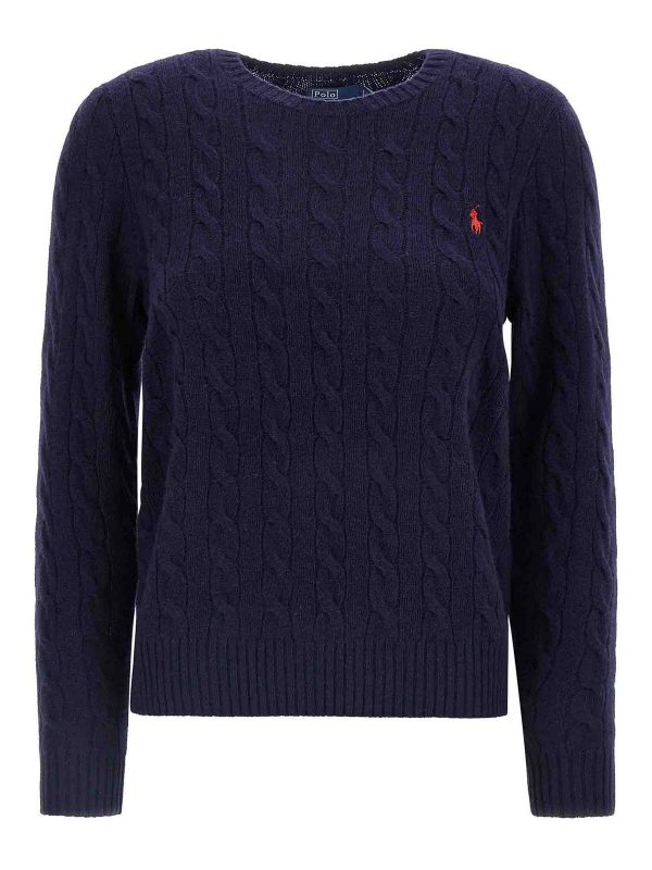 Polo Ralph Lauren Pull Col Rond - Bleu