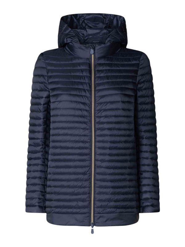 Save the Duck Manteau Au Genou - Noir