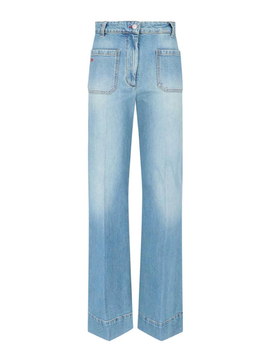 Victoria Beckham Jean Bootcut - Bleu