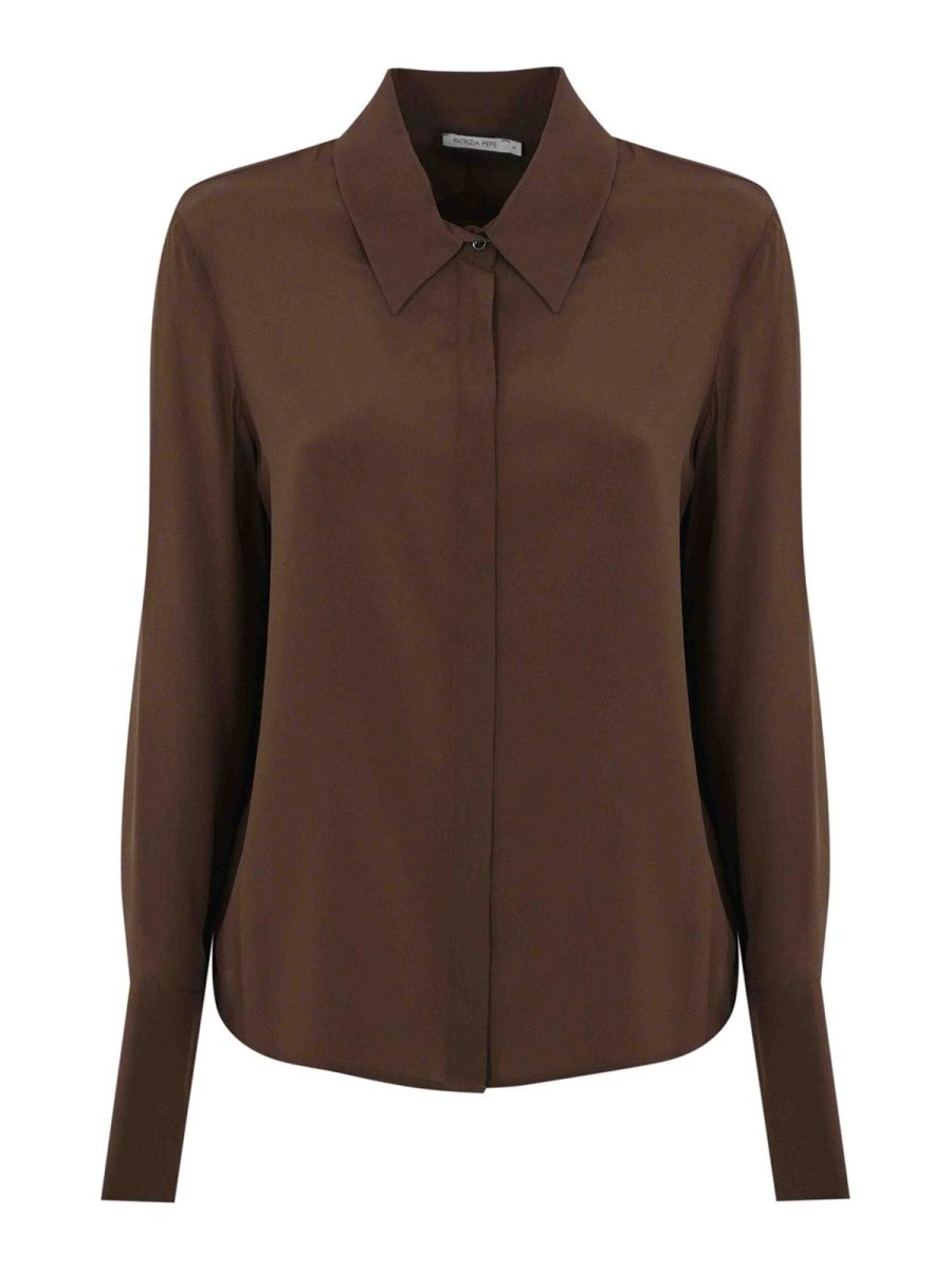 Patrizia Pepe Chemise - Marron