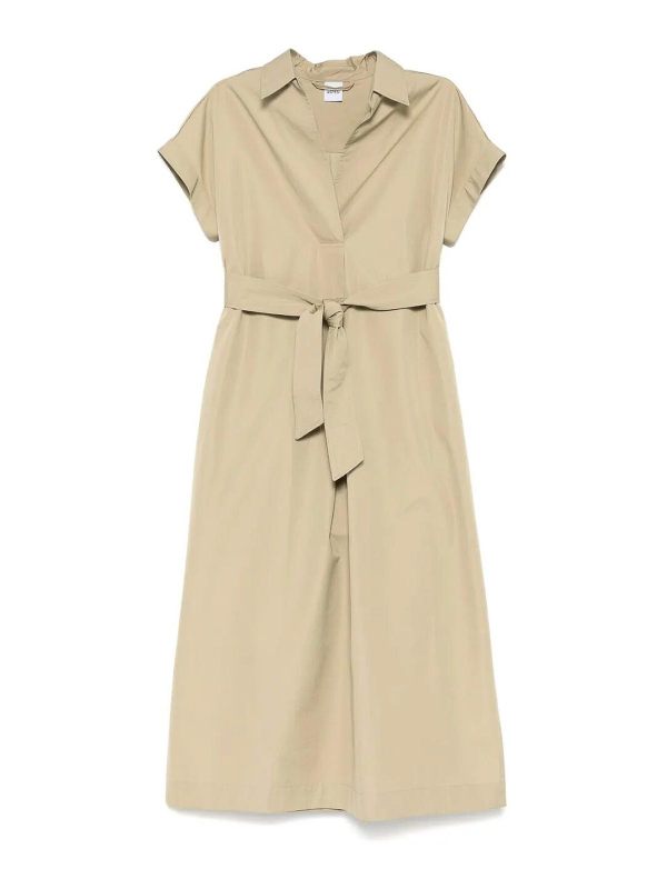 Aspesi Robe Au Genou - Beige Clair