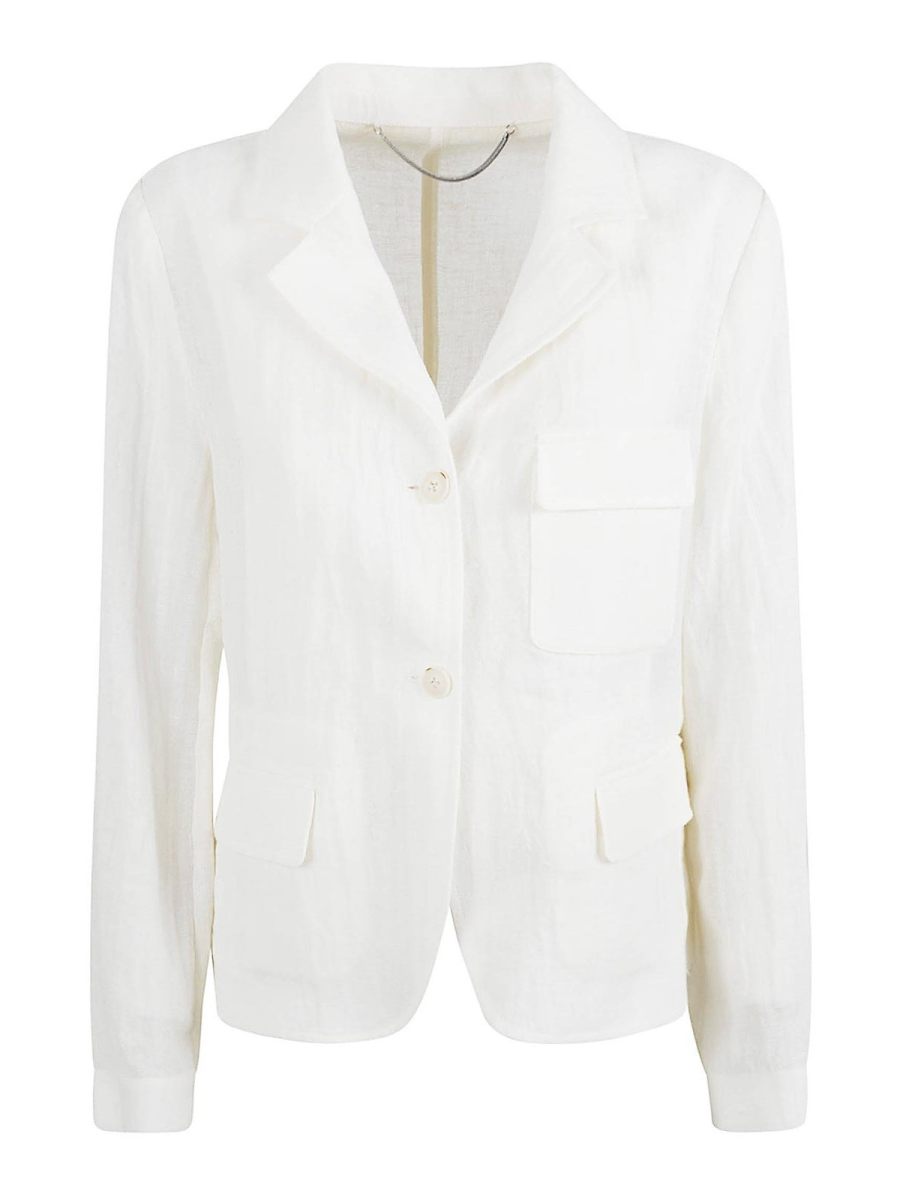 Tsolo Munkh Veste Casual - Blanc