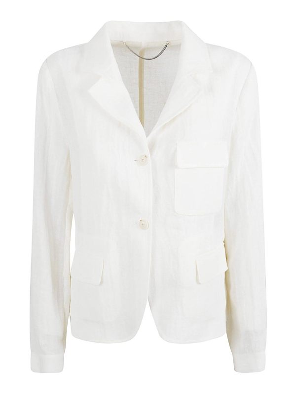 Tsolo Munkh Veste Casual - Blanc
