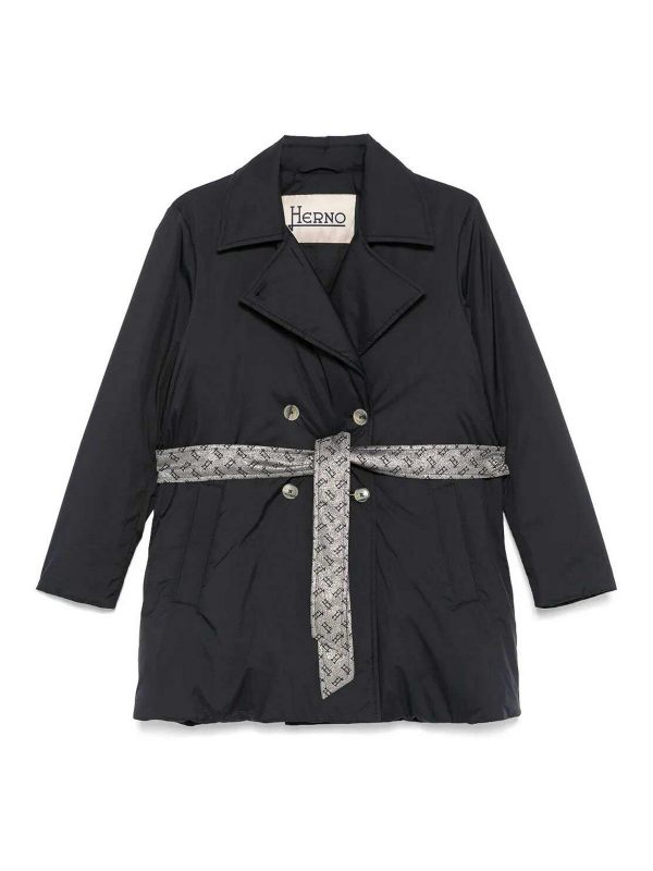 Herno Trench-Coat - Bleu