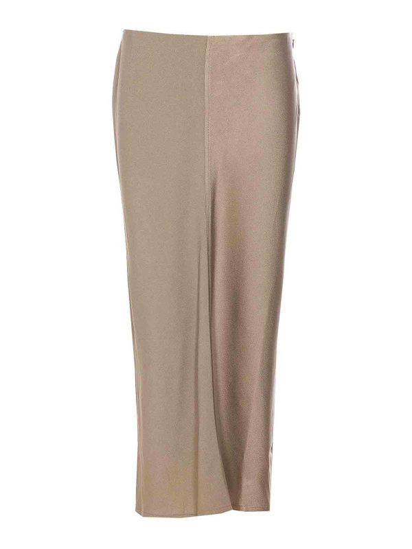 Ami Paris Jupe Midi - Beige