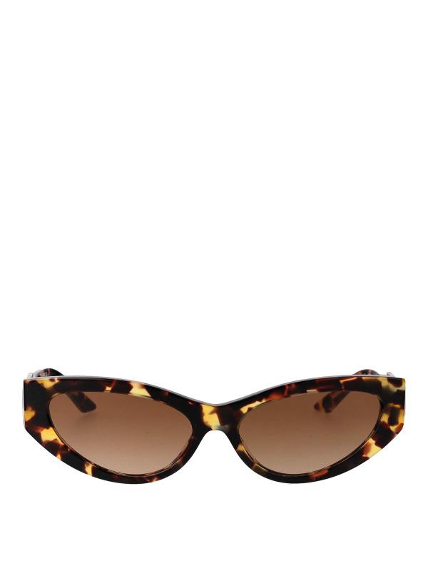 Versace Lunettes De Soleil - Marron