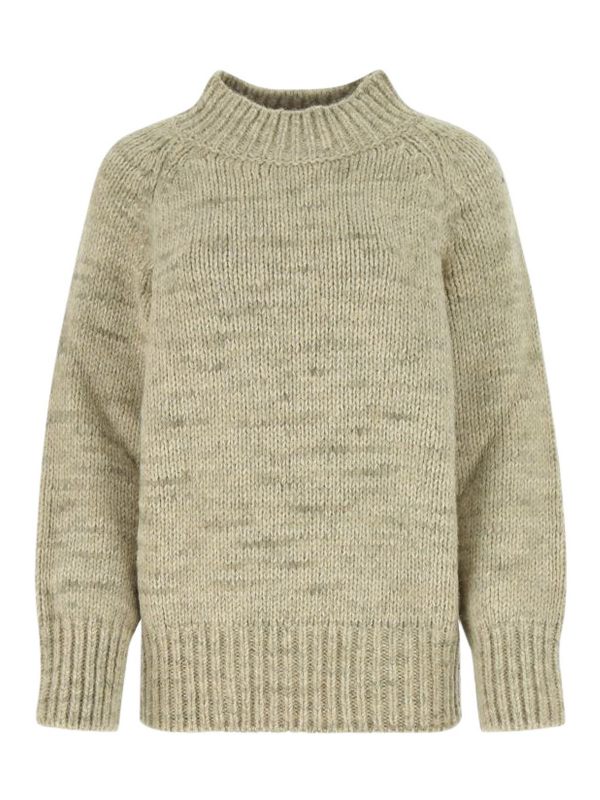 Maison Margiela Pull Col Rond - Vert Clair