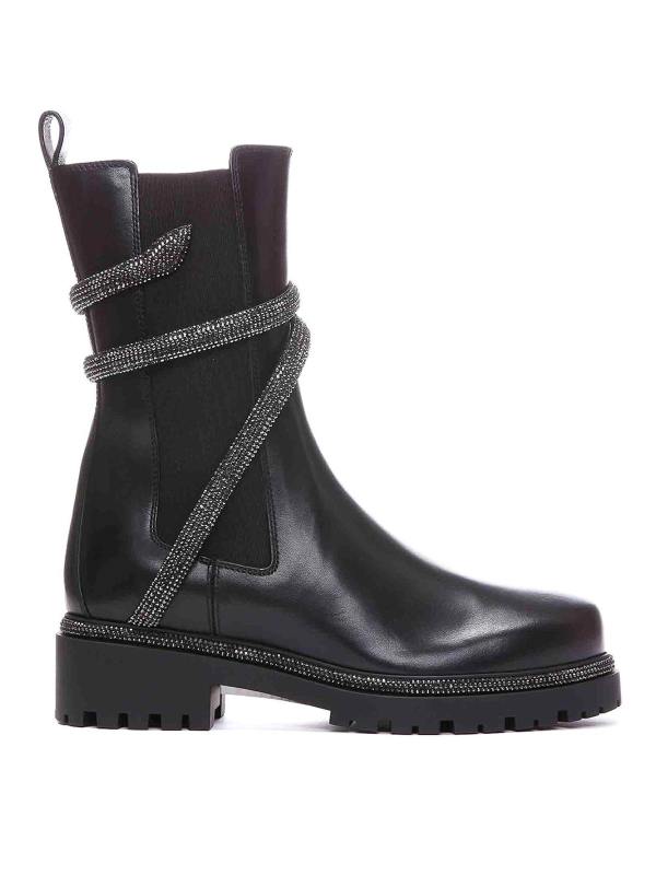 Rene Caovilla Bottines - Noir