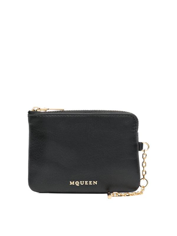 Alexander Mcqueen Portefeuilles - Noir