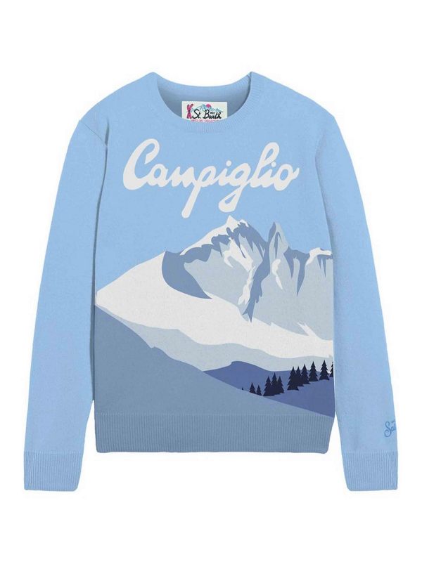 Mc2 Saint Barth Pull Col Rond - Bleu