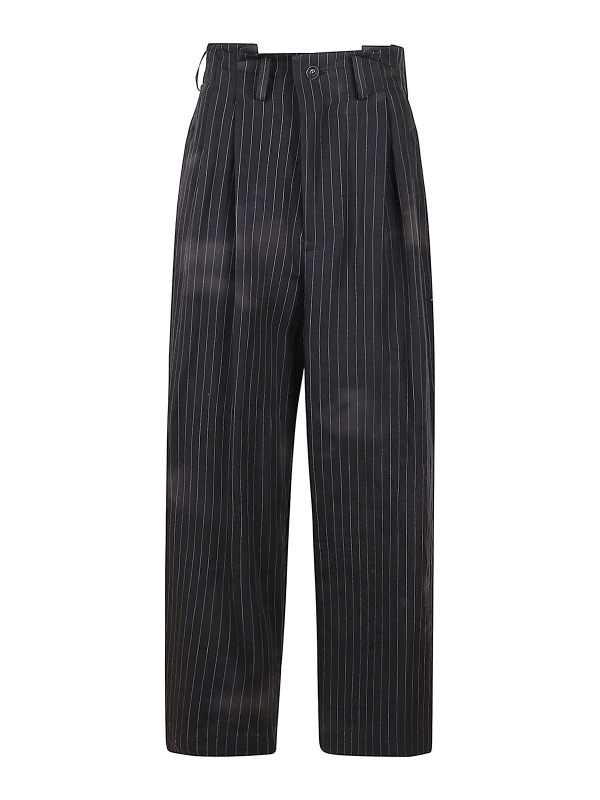 Y'S Pantalons Décontractés - Gris