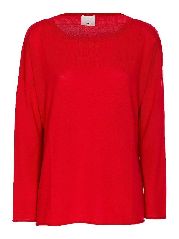 Allude Pull Col Rond - Rouge