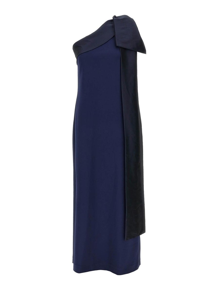 Bernadette Robe Au Genou - Bleu