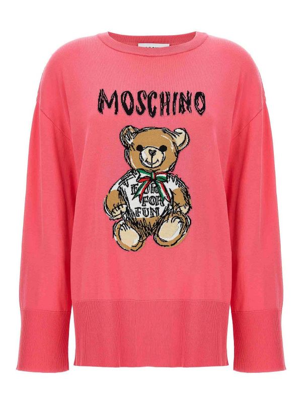 Moschino Pull Col Rond - Teddy Bear