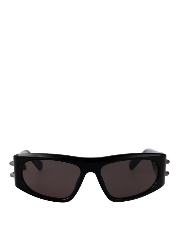 Alexander Mcqueen Lunettes De Soleil - Noir