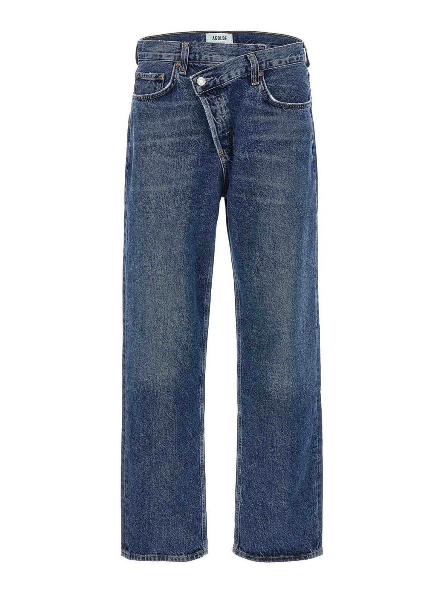 Agolde Jean Droit - Bleu