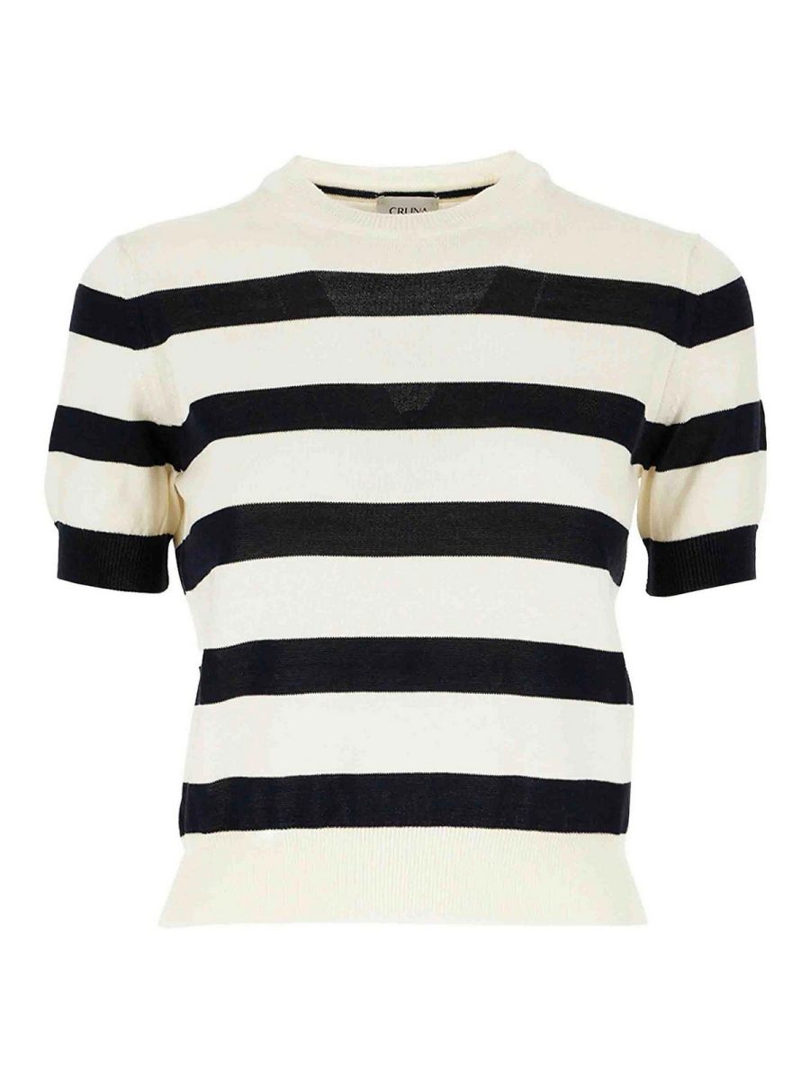Cruna Pull Col Bateau - Bleu