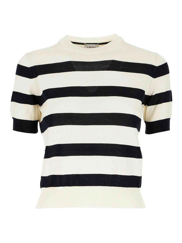 Cruna Pull Col Bateau - Bleu