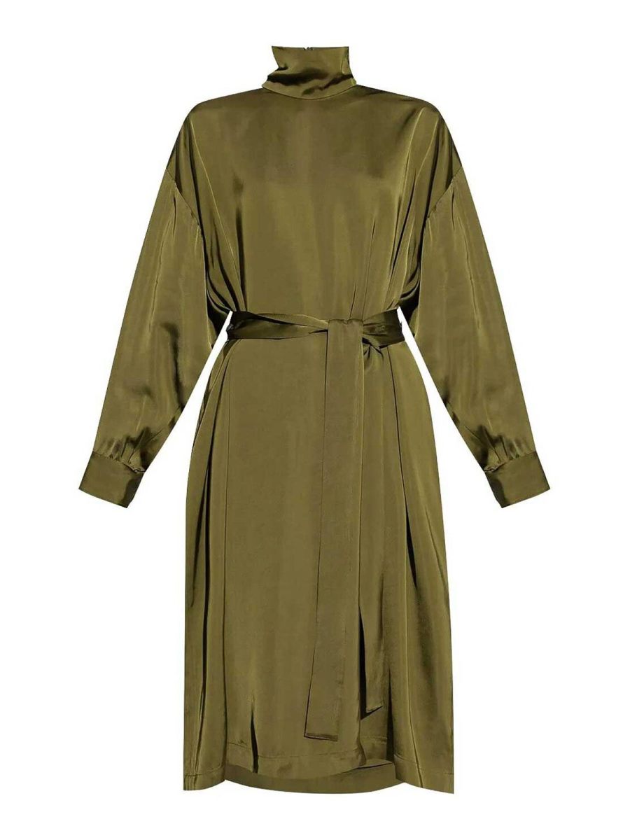 Fabiana Filippi Robe Au Genou - Vert
