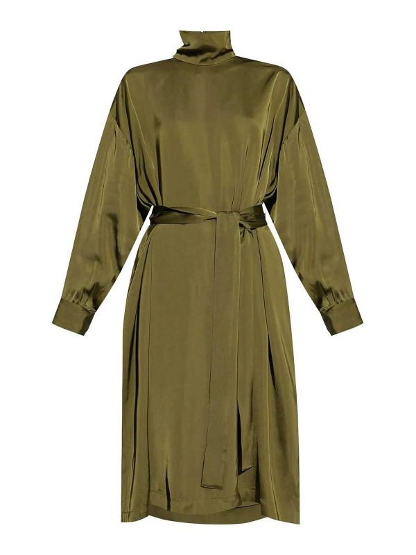 Fabiana Filippi Robe Au Genou - Vert