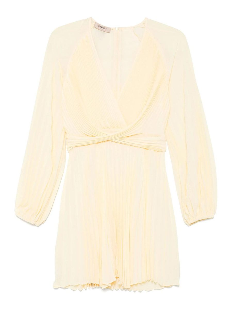 Twinset Robe Au Genou - Orange