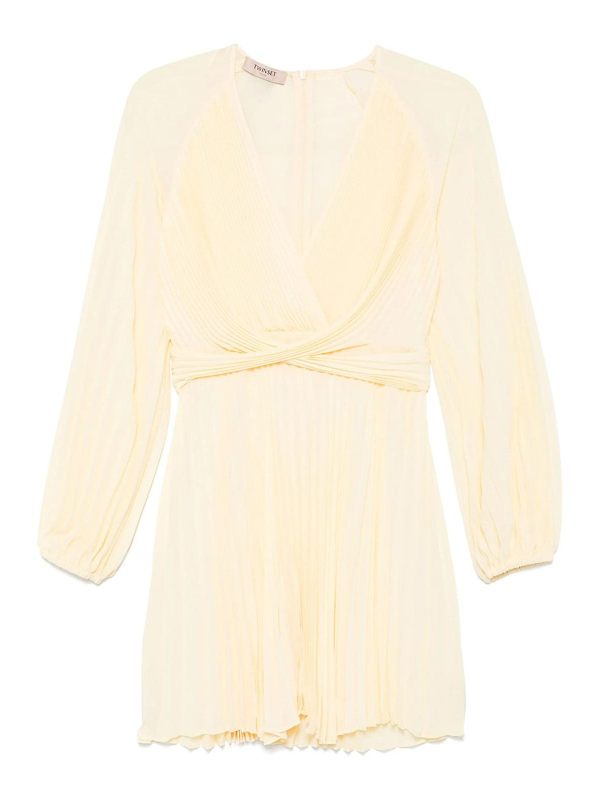 Twinset Robe Au Genou - Orange